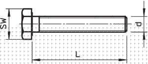 Комплект Болт+Шайба+Гайка M10x90мм SKS 10х90 F (уп.20шт) OBO 6418252