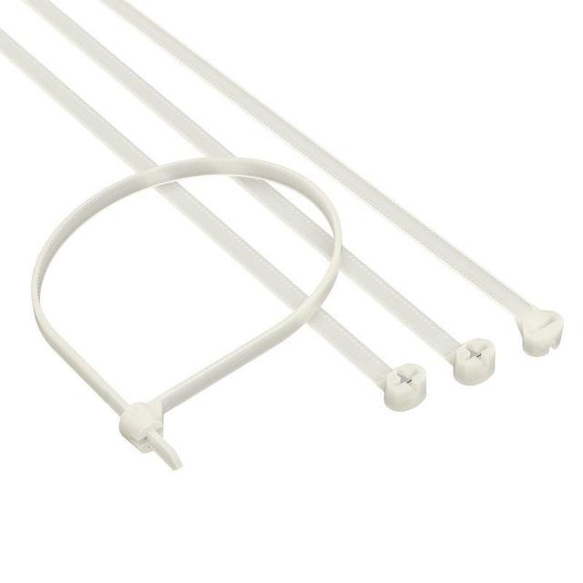 Хомут кабельный 3.6х200 P6.6 с двойным замком бел. (уп.100шт) DKC 21214SR
