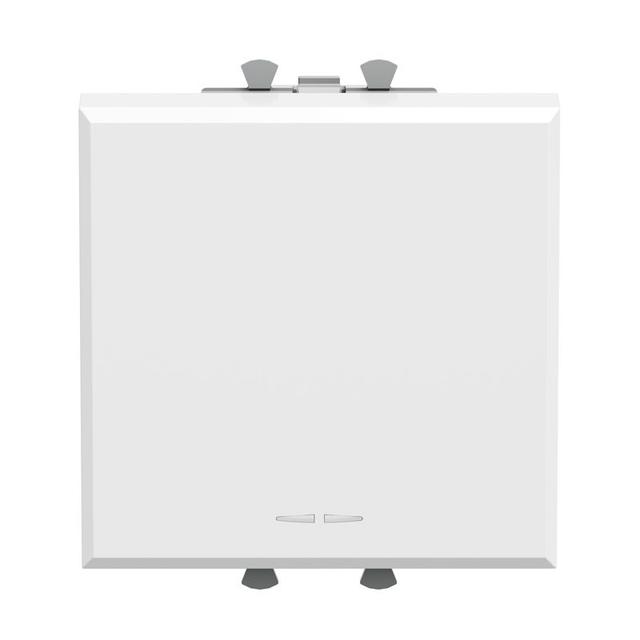 Выключатель модульный 1-кл. 2п 2мод. Avanti "Белое облако" 16А IP20 бел. DKC 4400222