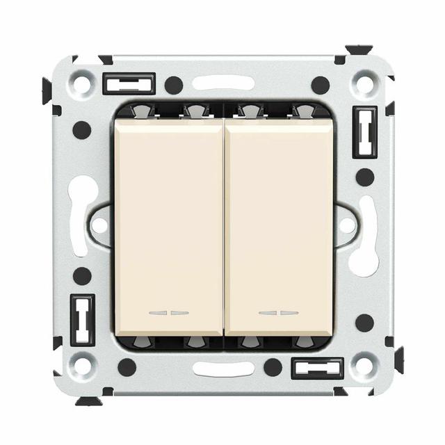 Инвертор 2-кл. СП "Avanti" "Ванильная дымка" DKC 4405124