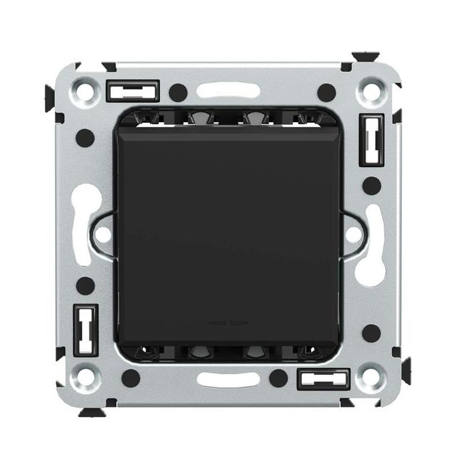 Переключатель 1-кл. СП Avanti "Черный матовый" DKC 4412113