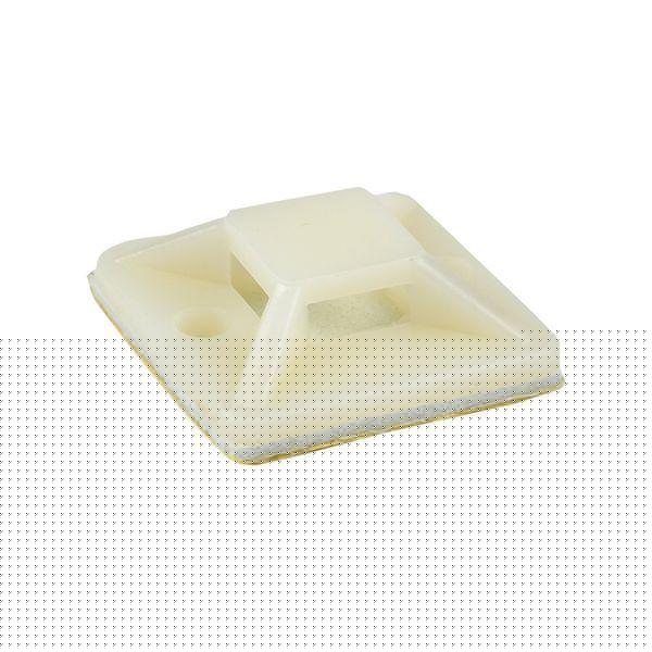 Площадка самоклеящаяся 25х25мм бел. (уп.100шт) EKF plc-25x25