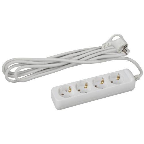Удлинитель 4х5м с заземл. 16А IP20 U-4e-5m-3х1 ПВС 3х1 Эра Б0028375