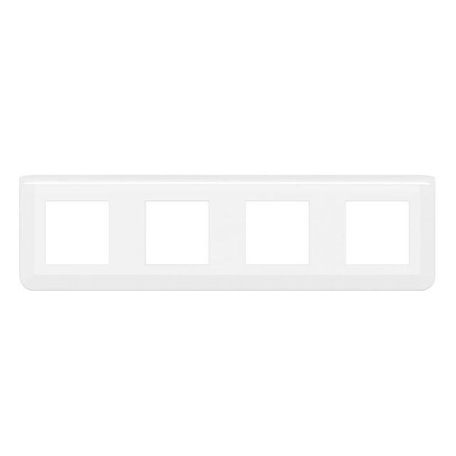 Рамка 4х2мод. Mosaic бел. Leg 078808L