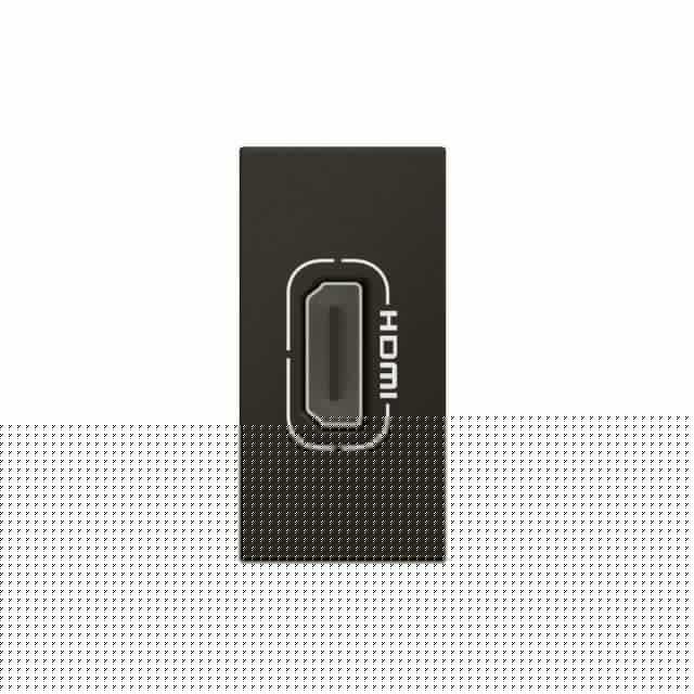 Розетка 1мод. HDMI Mosaic со шнуром черн. Leg 079478L