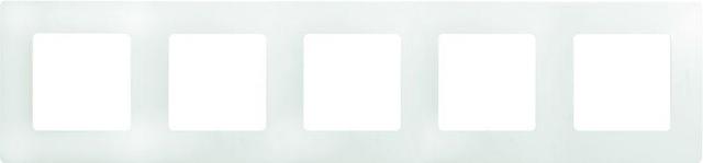 Рамка 5-м Etika бел. Leg 672505