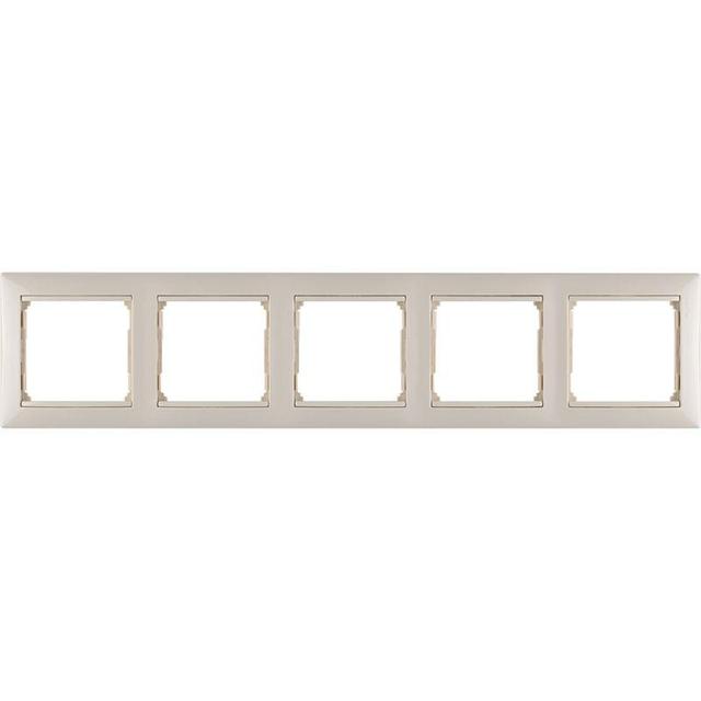 Рамка 5-м Valena горизонт. сл. кость Leg 774355