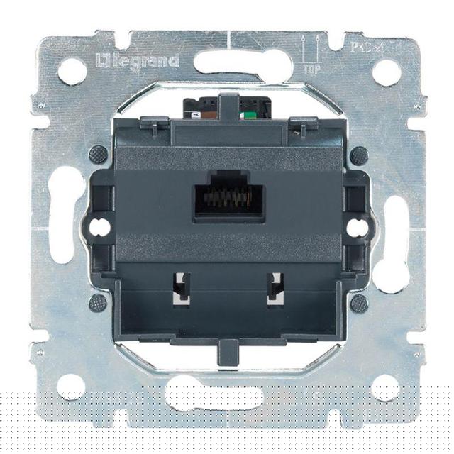 Розетка компьютерная 1-м СП Galea Life RJ45 кат.5E UTP на винтах механизм Leg 775761