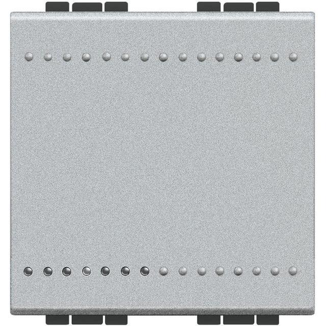 Выключатель 1-кл. 2мод. СП LivingLight 16А IP20 винтов. клеммы алюм. Leg BTC NT4001M2N
