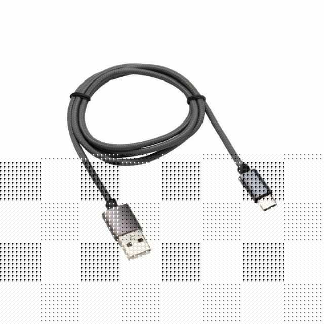 Кабель USB-Type-C 3А 1м графит нейлон Rexant 18-1896