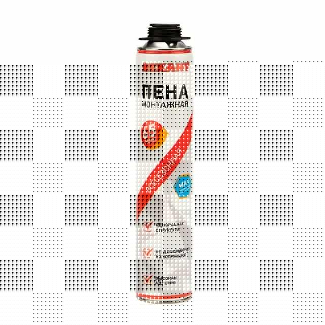 Пена монтажная всесезонная для пистолета 65л max Rexant 89-0901