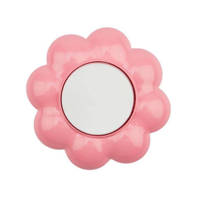 Выключатель 1-кл. СП HAPPY Цветок бел./розовый Kranz KR-78-0623