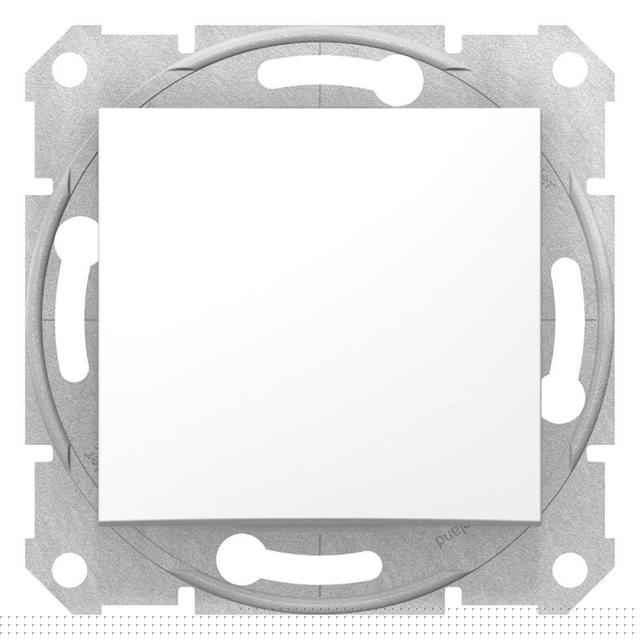 Переключатель проходной 1-кл. СП Sedna 10А IP20 (сх. 6) 250В механизм бел. SchE SDN0400121