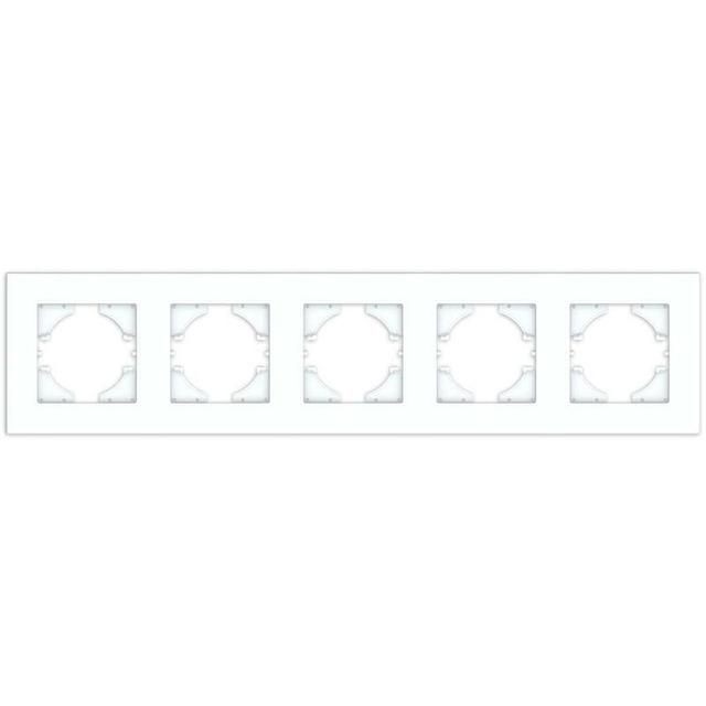 Рамка 5-м City бел. матов. GUSI С1115-041