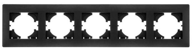 Рамка 5-м Bravo графит GUSI С1050-010