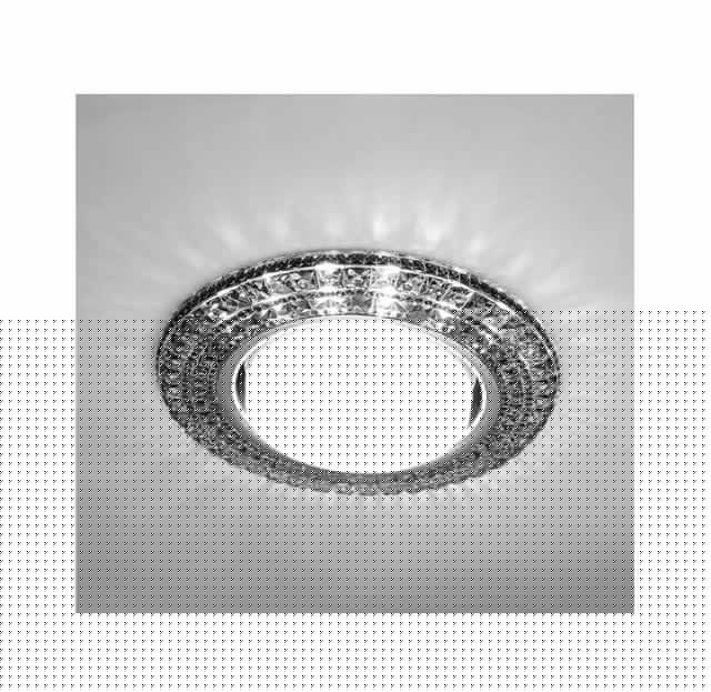 Светильник Emilia LED 53 3 71 полимер со светодиод. подсветкой GX53 черн. ИТАЛМАК IT8697