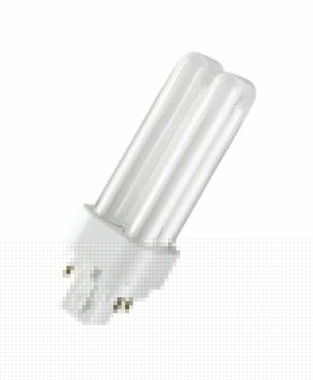 Лампа люминесцентная компакт. DULUX D/E 18W/830 G24q-2 OSRAM 4050300327211