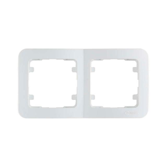 Рамка 2-м Lillium горизонт. бел. Makel 71012