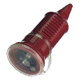 Розетка кабельная Schuko 16А 230В 2P+E IP44 красн. Mennekes 10844