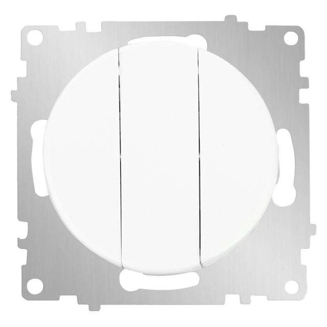 Выключатель 3-кл. СП Florence 10А IP20 механизм бел. (1E31901300) OneKeyElectro 2172780