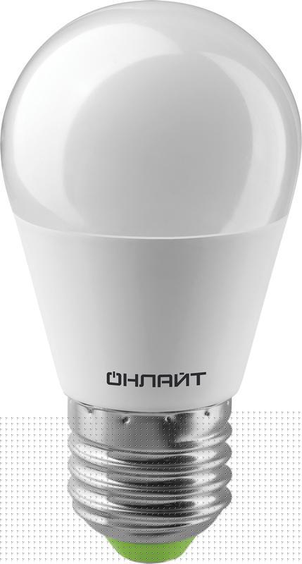 Лампа светодиодная 61 968 OLL-G45-10-230-2.7K-E27 10Вт ОНЛАЙТ 61968