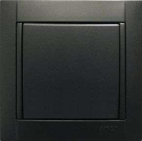 Выключатель 1-кл. СП Simon 34 10А графит Simon 34101-38