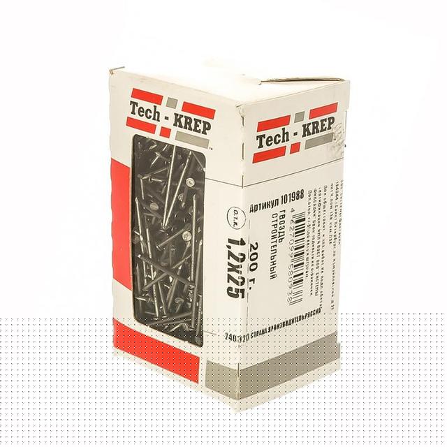 Гвоздь строительный 1.2х25 (уп.0.2кг) Tech-KREP 101988