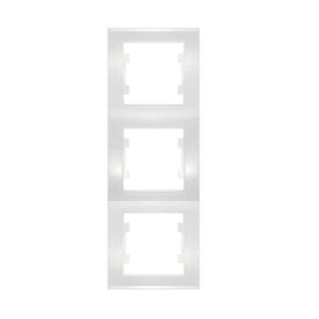 Рамка 3-м Бриллиант верт. бел. UNIVersal 7947472