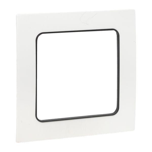 Рамка 1-м Стокгольм бел. с линией цвета черн. PROxima EKF EXM-G-304-10